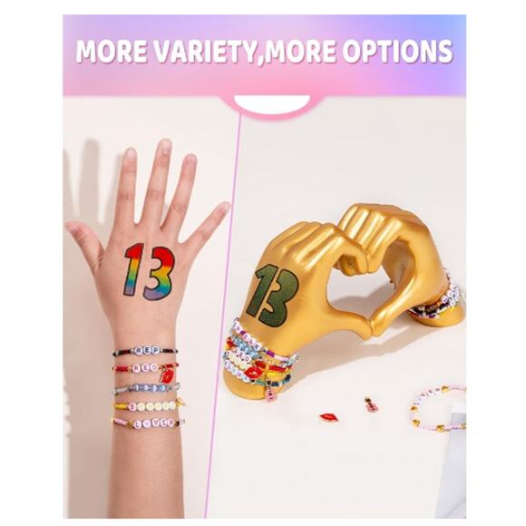 Friendship Bracelet Kit for TS ERAS Tour, 30 Colors 3mm Glass Beads MIXED UP - Picture 4 of 9